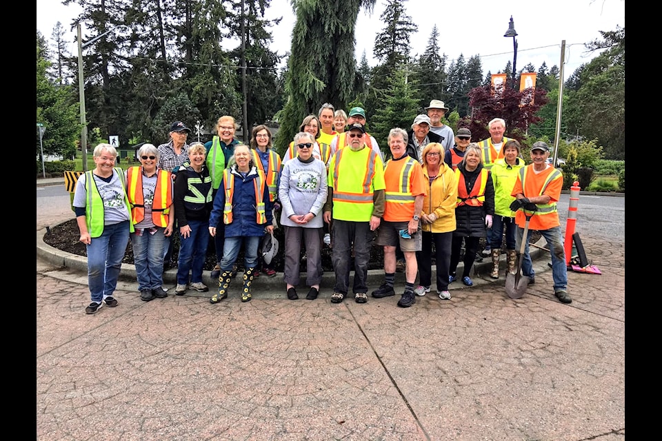 Chemainus Communities in Bloom spends approximately 1,500 hours each year keeping Chemainus beautiful.