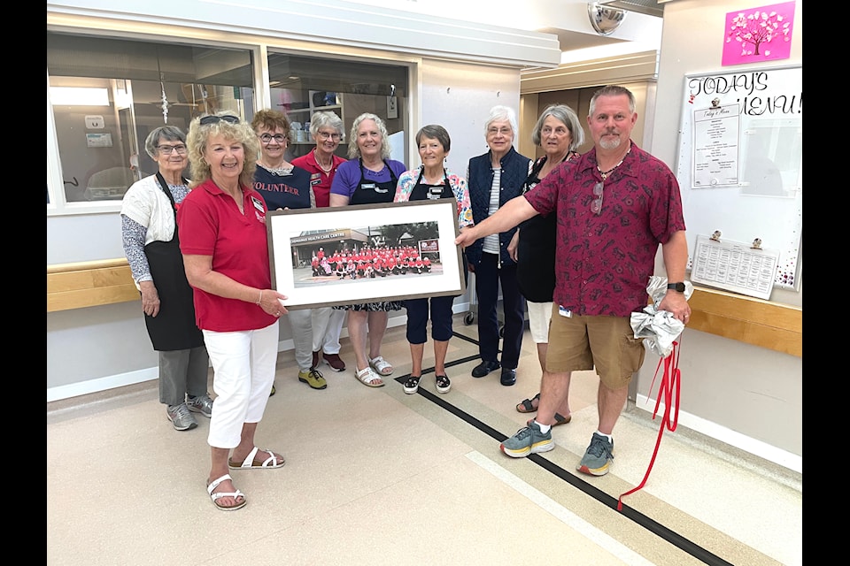 A photo of beloved volunteers now hangs in the Chemainus Health Care Centre, recognizing the work of the Chemainus Health Care Auxiliary — an organization that has supported the centre for more than 125 years.