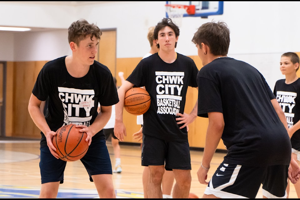 More than 50 young basketball players joined a four-day camp at Chilliwack Secondary school in August. 
