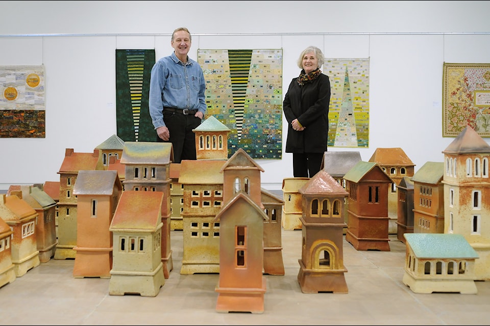 Ted Driediger and Lois Klassen's art show 'Iterations: Explorations in Cloth and Clay' in the O'Connor Group Art Gallery at the Chilliwack Cultural Centre from Jan. 2 to Feb. 1, 2025.
