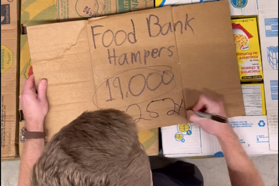 Josh Dreheim, community partnerships coordinator for the Chilliwack Salvation Army Care and Share Centre, made a video asking for one last push of donations for 2024. 