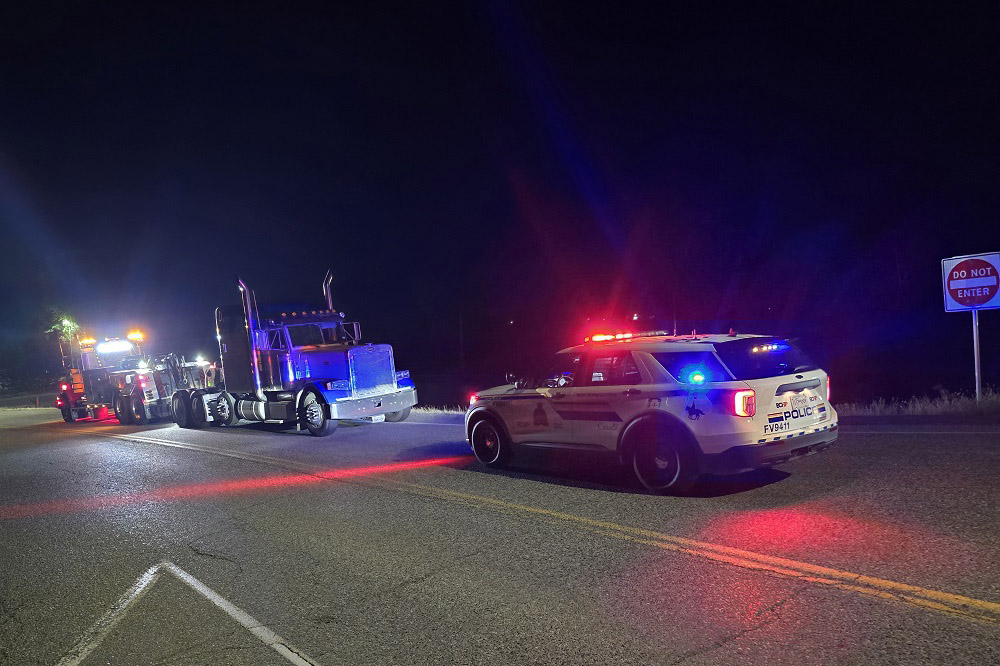Mission semi driver pulled off Chilliwack highway for possible impairment