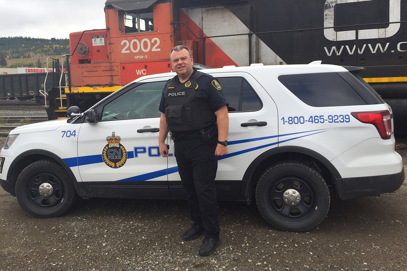 Chilliwack man named top CN Police officer in Canada