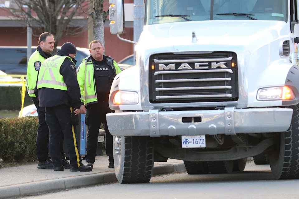 RCMP confirmed a pedestrian was killed at Vedder Road and Promontory Road in Chilliwack on Feb. 18. 