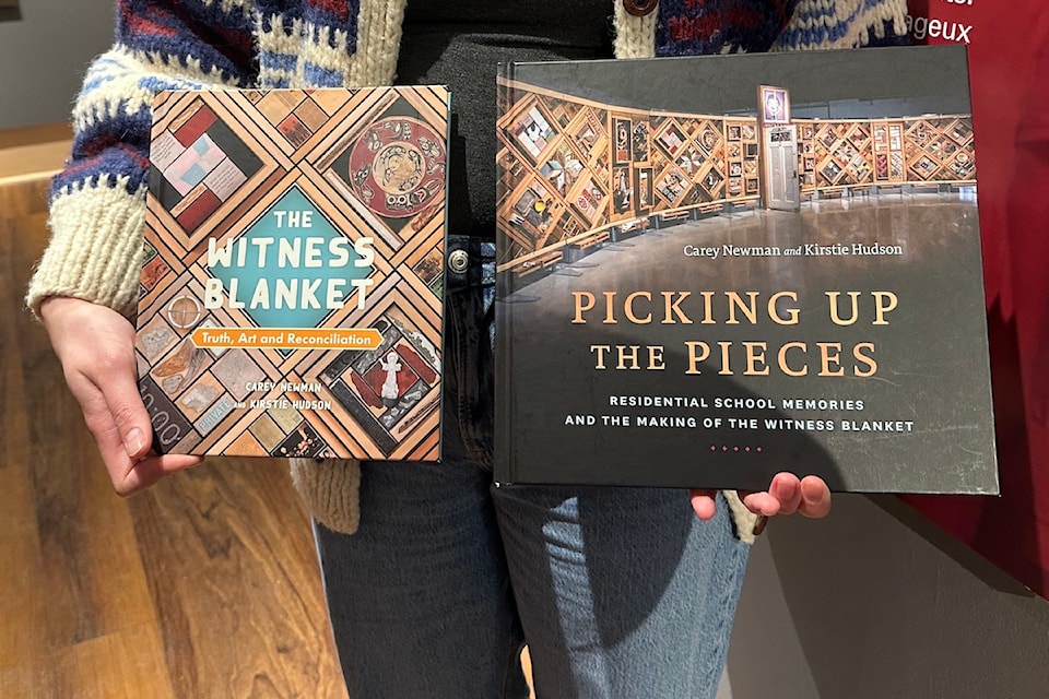 These two books accompany the Witness Blanket and are available at the Chilliwack Museum as of Feb. 7, 2025. 