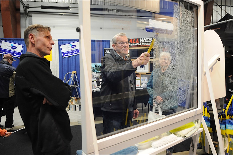 People take in the Chilliwack Home, Leisure and Outdoor Living Expo at Chilliwack Heritage Park on Saturday, Jan. 18, 2025.
