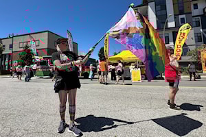 PHOTOS: Colourful crowds showed up despite heat for Chilliwack Pride Festival
