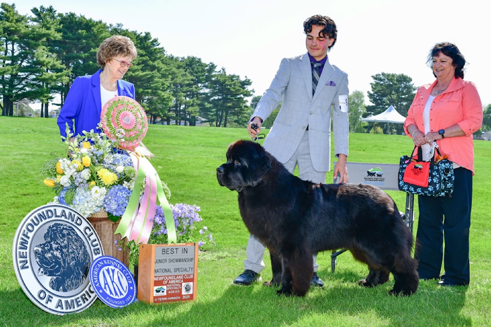 Chilliwack's Guillermo Fano Marquez, 14, has earned top marks at a national level as a junior dog handler. 
