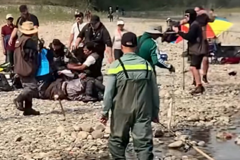 Fraser River fishing incident