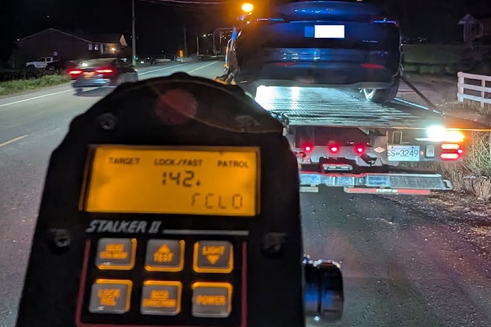 Police speed enforcement