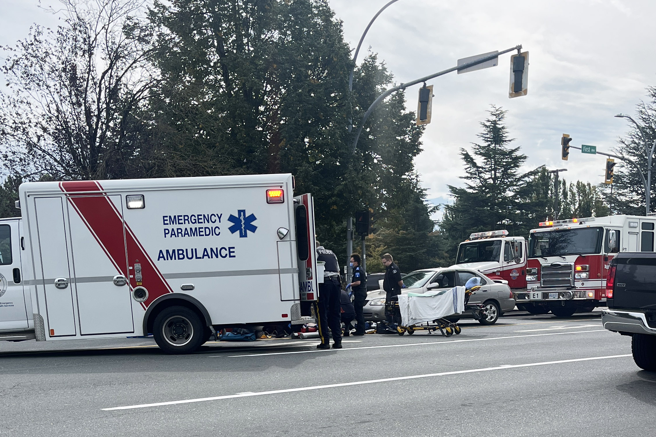 UPDATE: Portion of First Avenue closed for investigation after pedestrian struck in Chilliwack