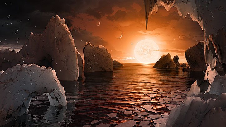 7 Earth-size worlds found orbiting star; could hold life