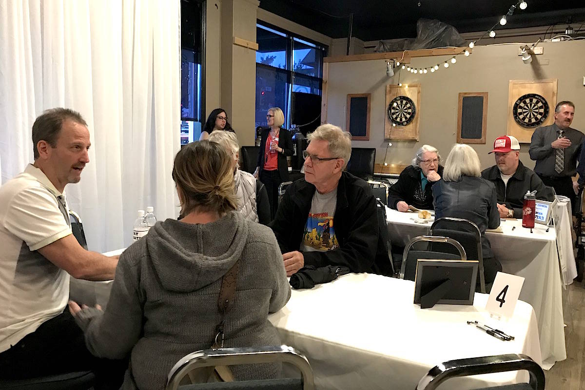 VIDEO: Speed-dating the candidates saw face-to-face time and frank questions