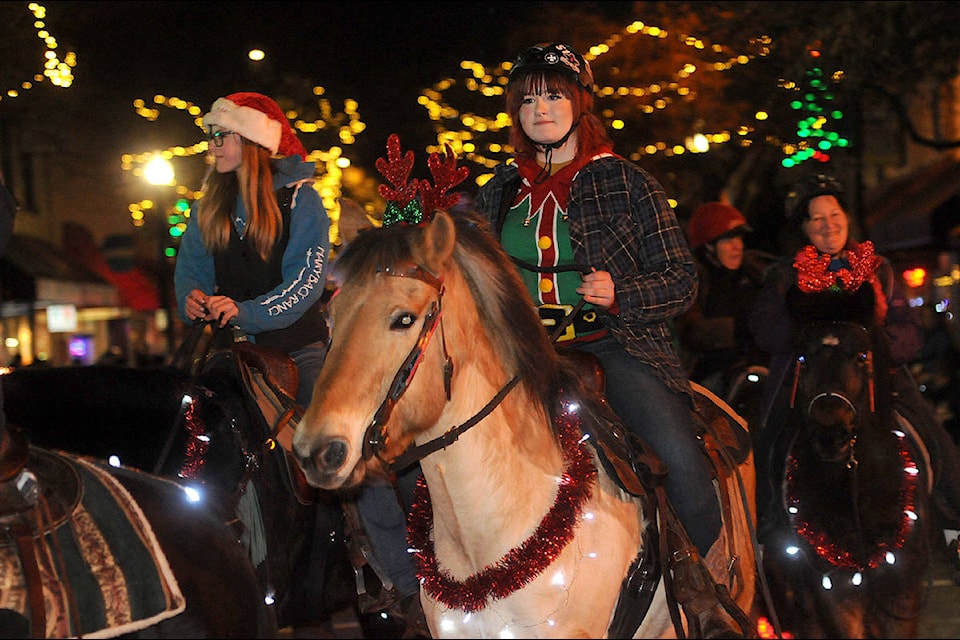 The annual Rotary Christmas Parade rolled through downtown Chilliwack on Saturday, Dec. 7, 2019. (Jenna Hauck/ The Progress)