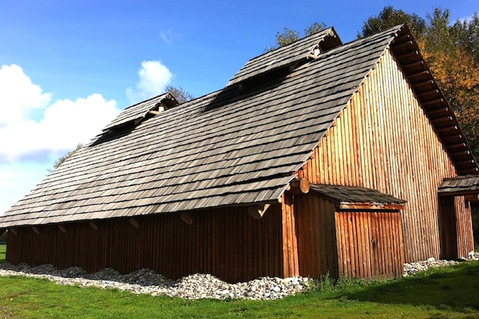 The Stó:lō Nation Longhouse on the Coqualeetza grounds in Chilliwack. (Jennifer Feinberg/ Chilliwack Progress file)