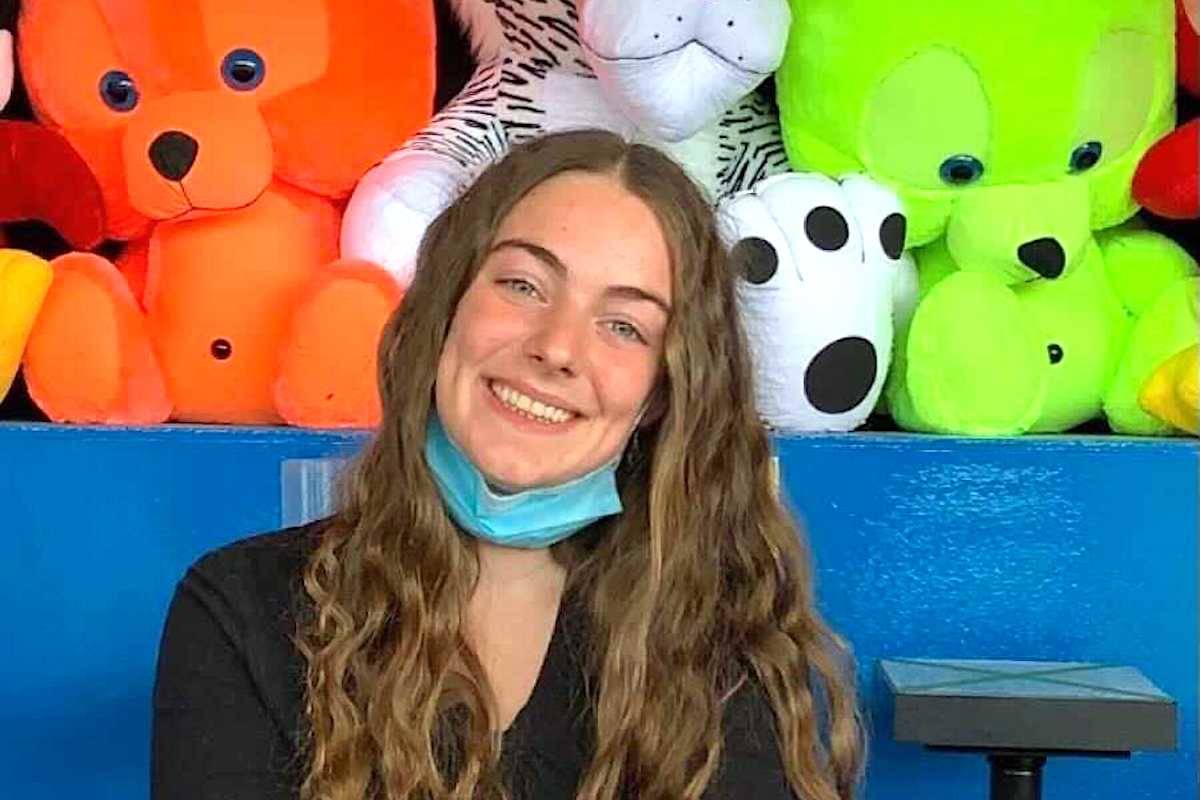 Katie Dritsas, 19, has worked as a carnival worker at PNEs Playland, the largest employer of youth in British Columbia. (Submitted)
