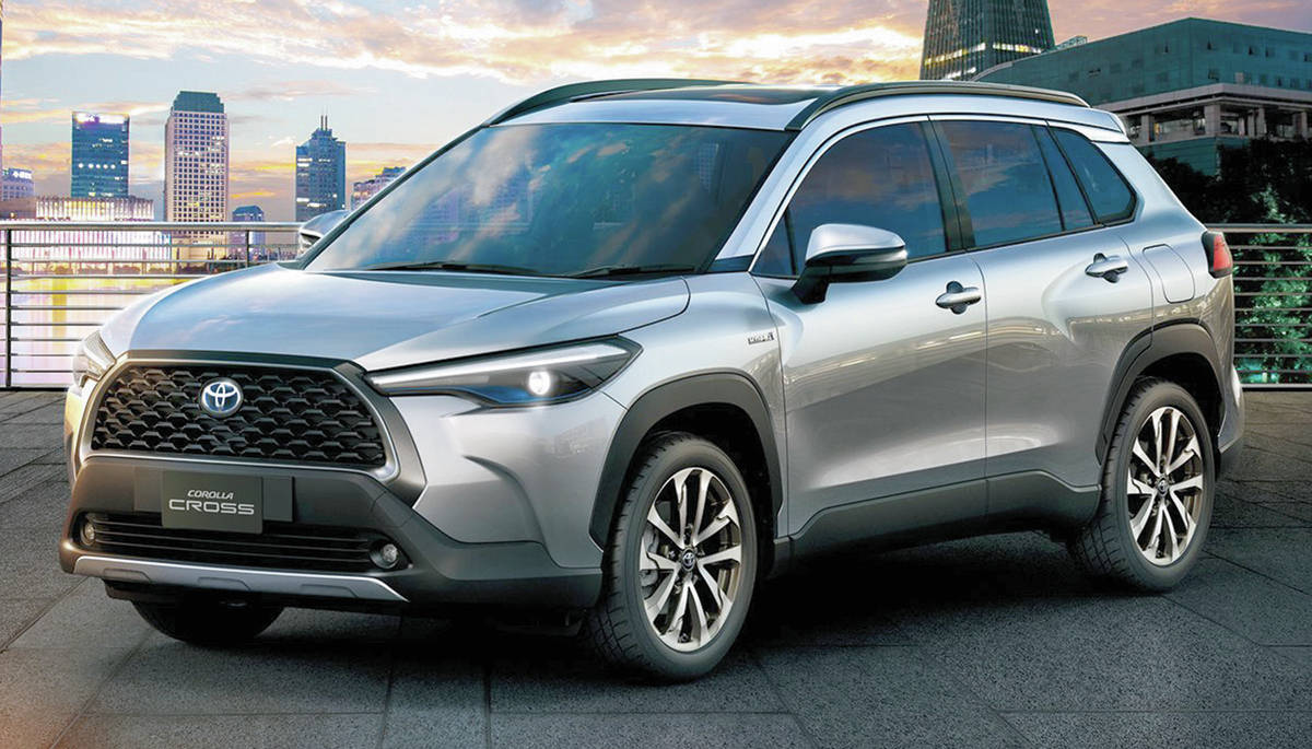 The upcoming Corolla Cross is a small utility vehicle that will likely resemble the version on sale in Asia. PHOTO: TOYOTA