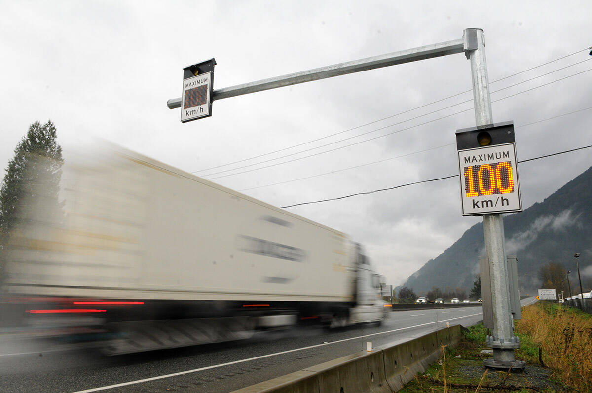 LETTER Variable speed signs are a waste of money The Chilliwack Progress