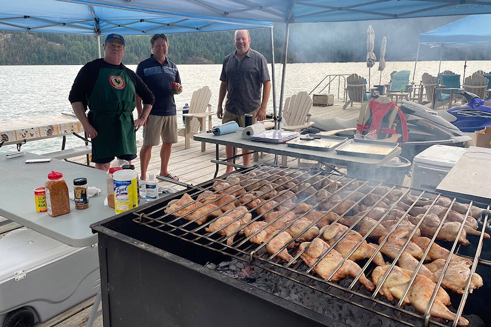 Rotary Club of Chilliwack After Hours held a pig roast fundraiser on Aug. 7, 2021 where they brought in more than $5,000 to help B.C. wildfire victims. (Submitted)