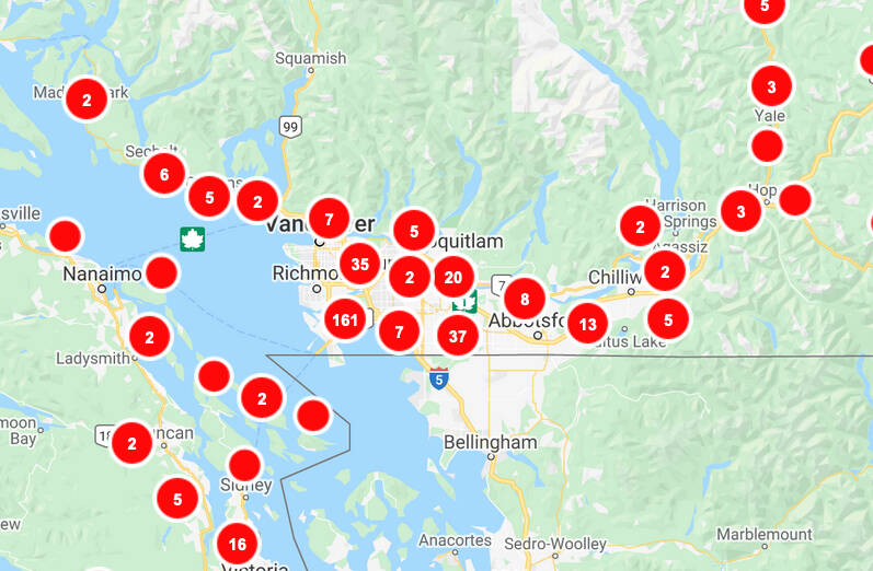 B C Storm Thousands Of Bc Hydro