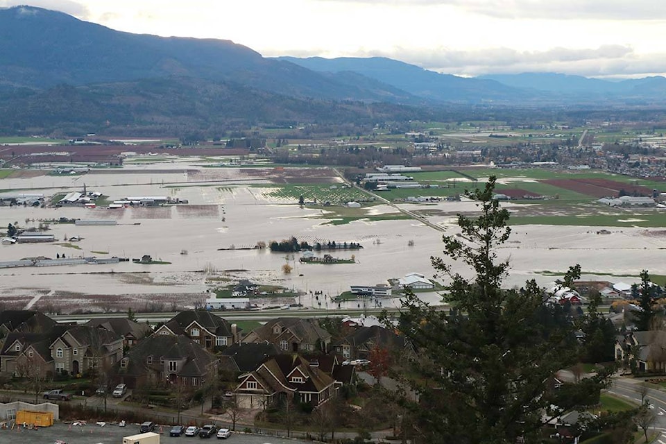 Sumas Prairie in Abbotsford, as seen from Eagle Mountain on Dec. 1, 2021. (Photos by Andrew Holota/Black Press Media)