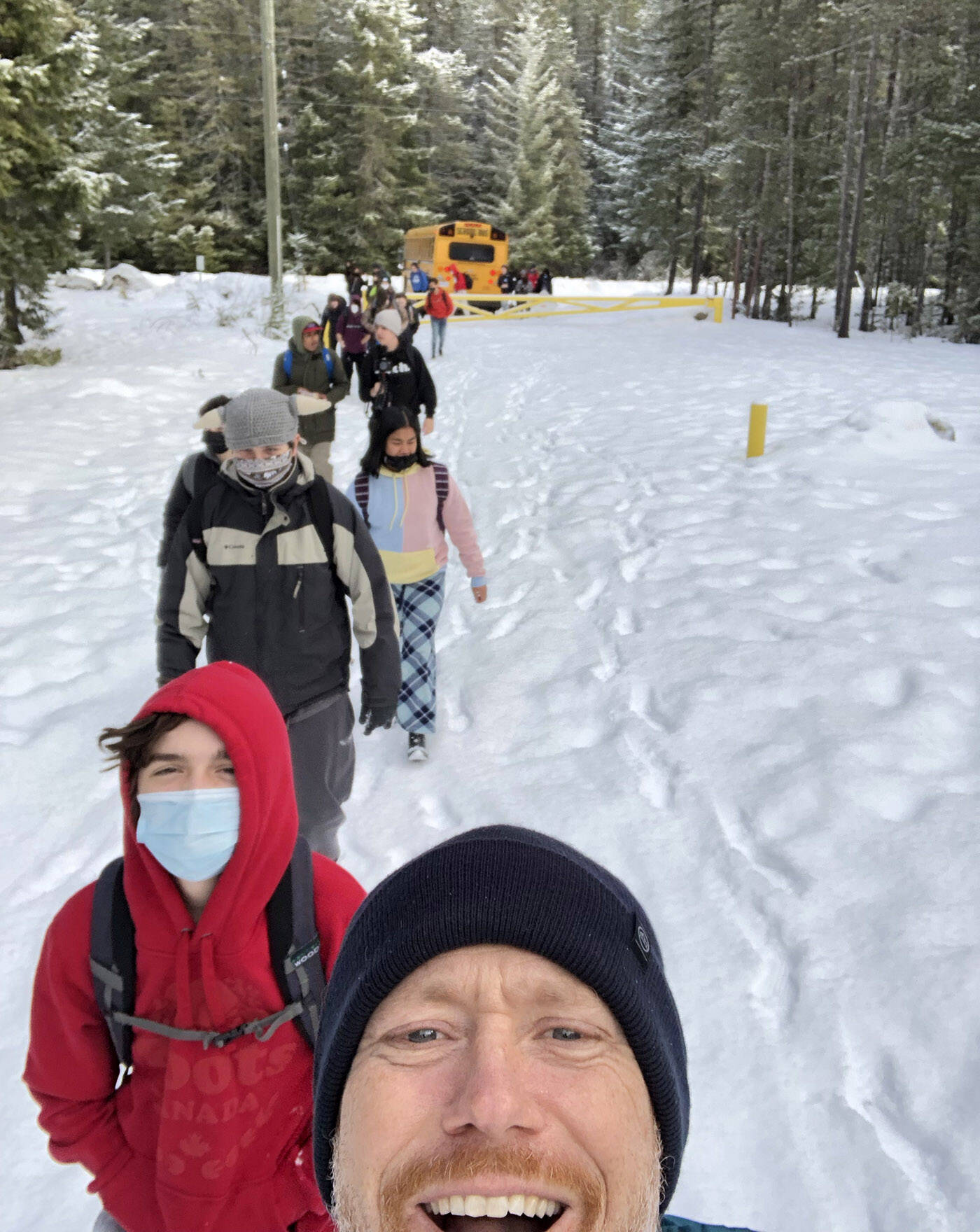 A group of Imagine High students went up to Chilliwack Lake and learned about outdoor survival as part of their Deep Dives project. (Submitted)