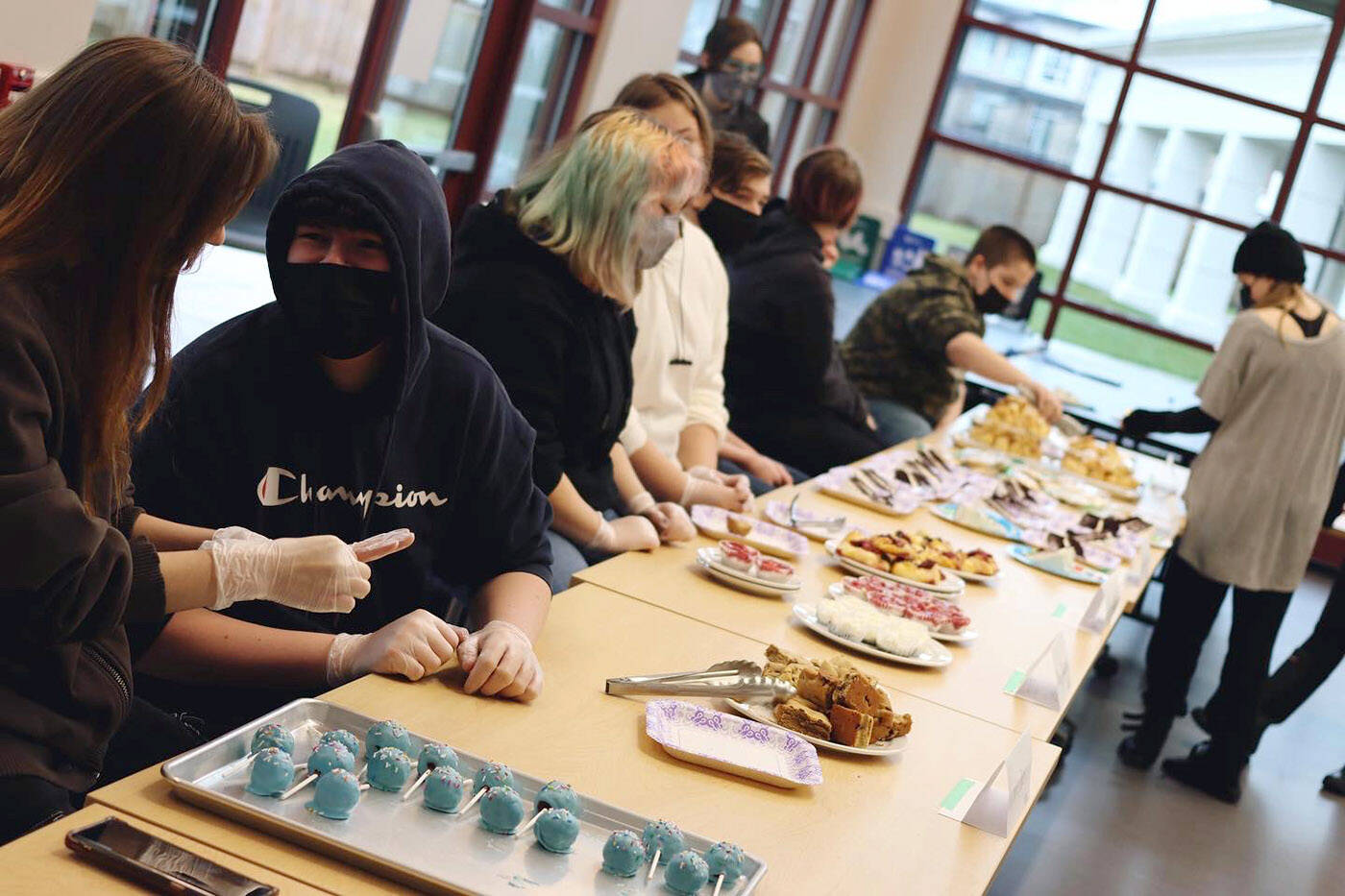 Imagine High students take part in a bake sale during the final day of their Deep Dives project. (Submitted)