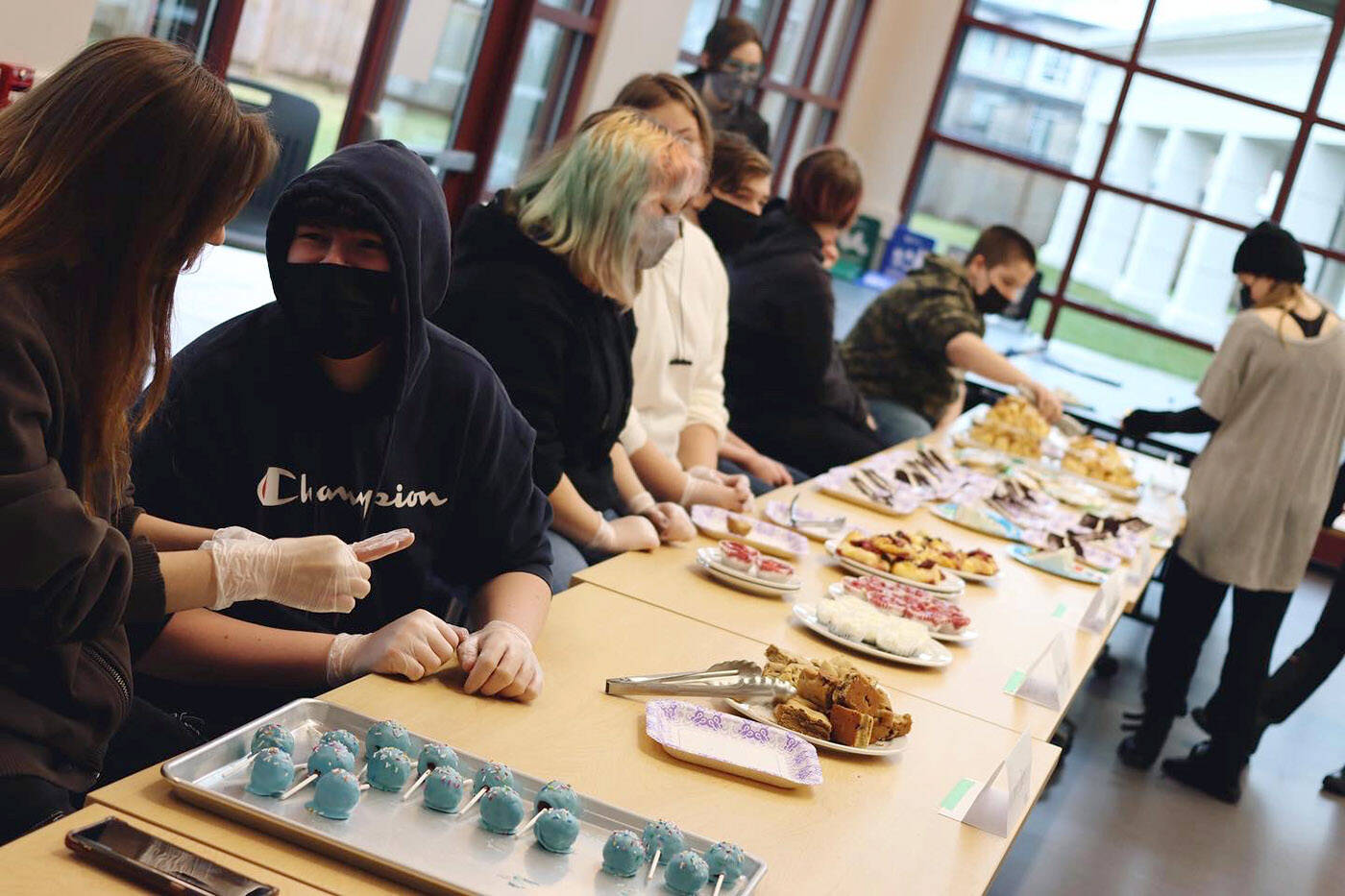 Imagine High students take part in a bake sale during the final day of their Deep Dives project. (Submitted)