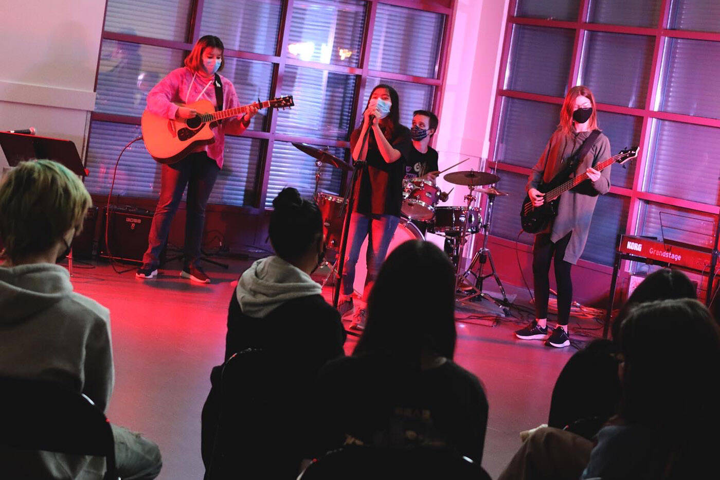 Imagine High students perform during the final day of their Deep Dives project. (Submitted)