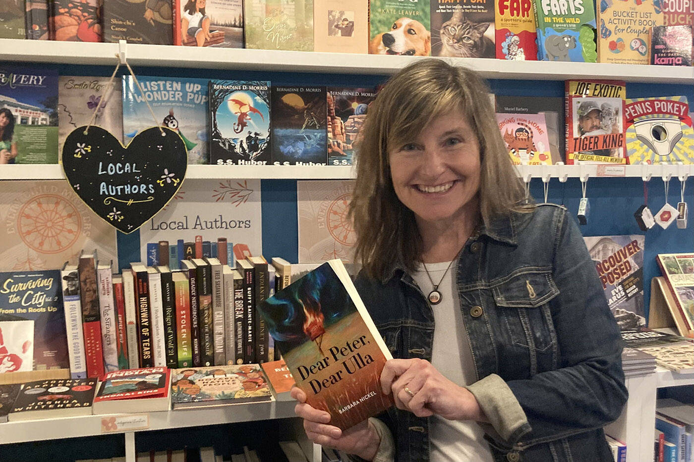 Chilliwack author Barbara Nickel at the Owl and Cat Bookery. (Katrina Malone)