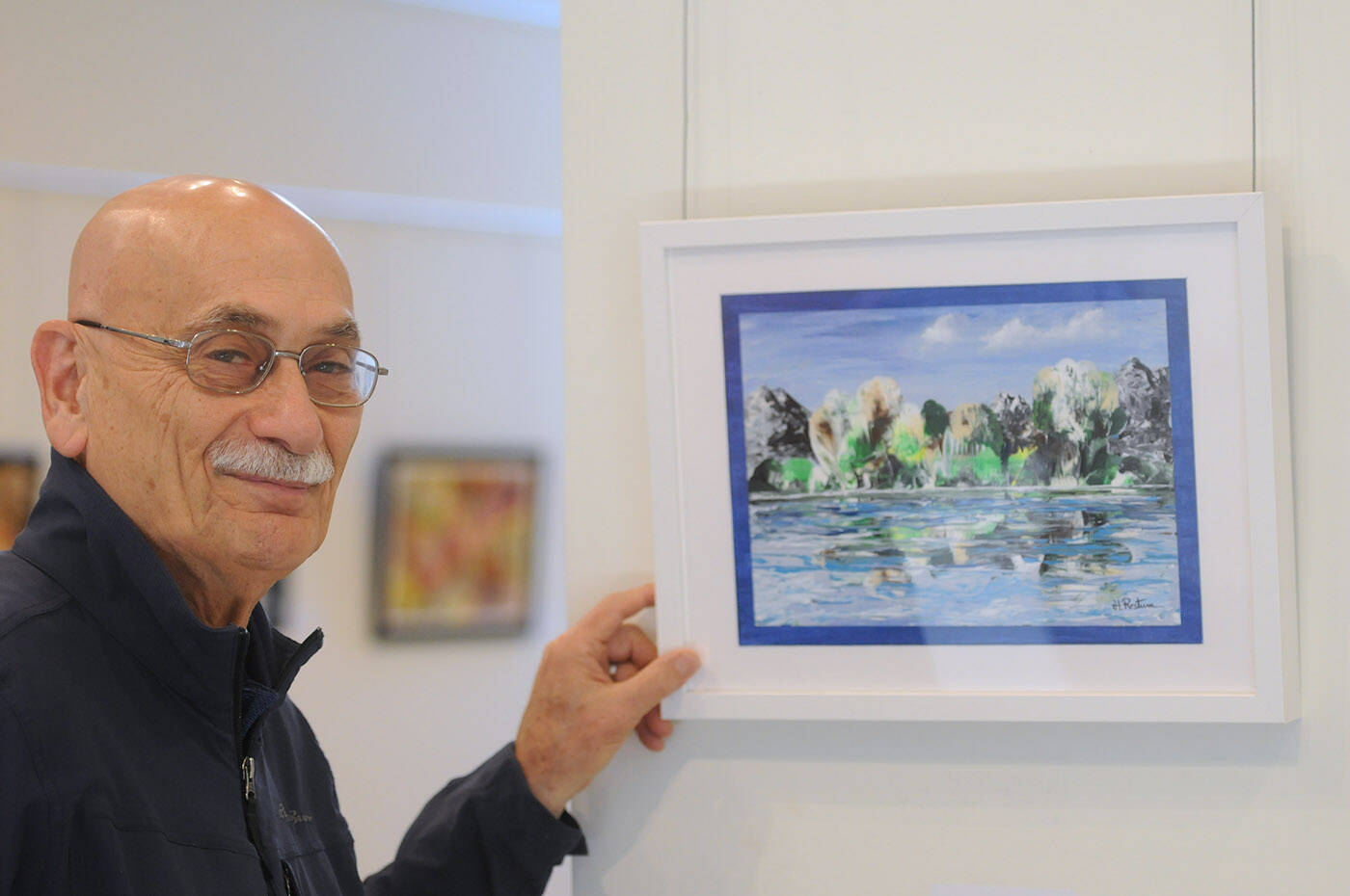 Hussein Rostums solo exhibition Blazing Colours is on display at the OConnor Group Art Gallery in the Chilliwack Cultural Centre from June 29 to Aug. 6. (Jenna Hauck/ Chilliwack Progress)