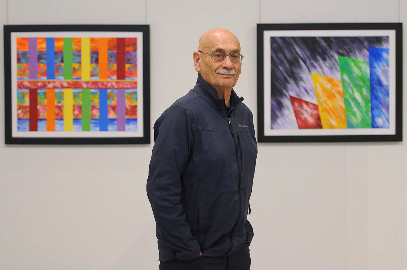 Hussein Rostums solo exhibition Blazing Colours is on display at the OConnor Group Art Gallery in the Chilliwack Cultural Centre from June 29 to Aug. 6. (Jenna Hauck/ Chilliwack Progress)