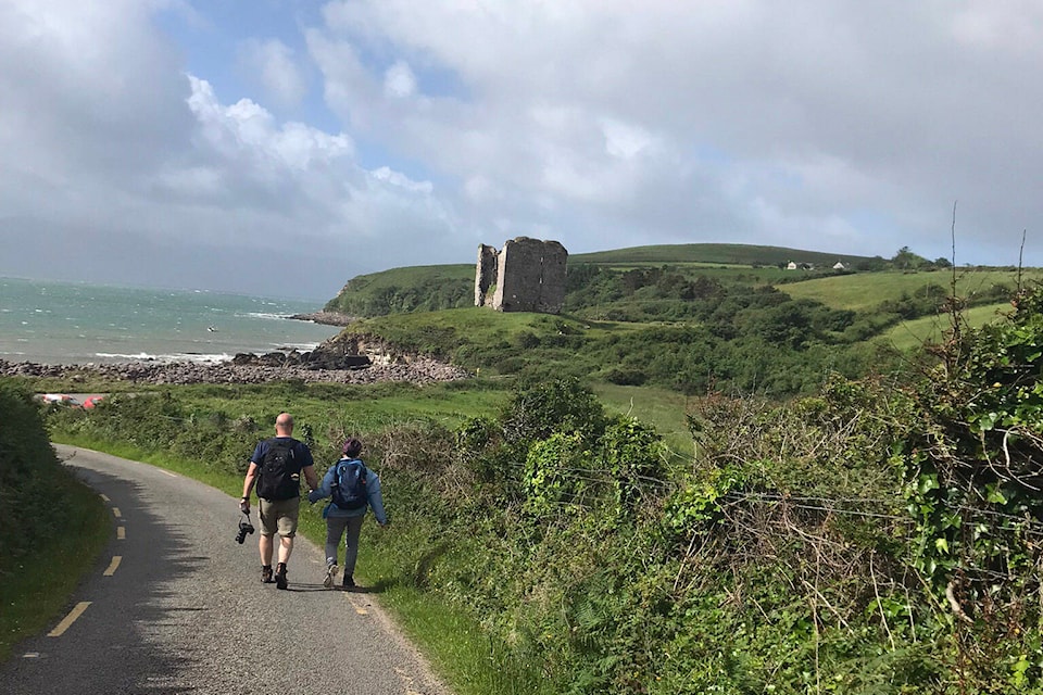 A group of 12 mostly retired Chilliwack hikers were in Ireland in June to walk the 180-kilometre Dingle Way trail around the Dingle Peninsula. (Rob Forde)