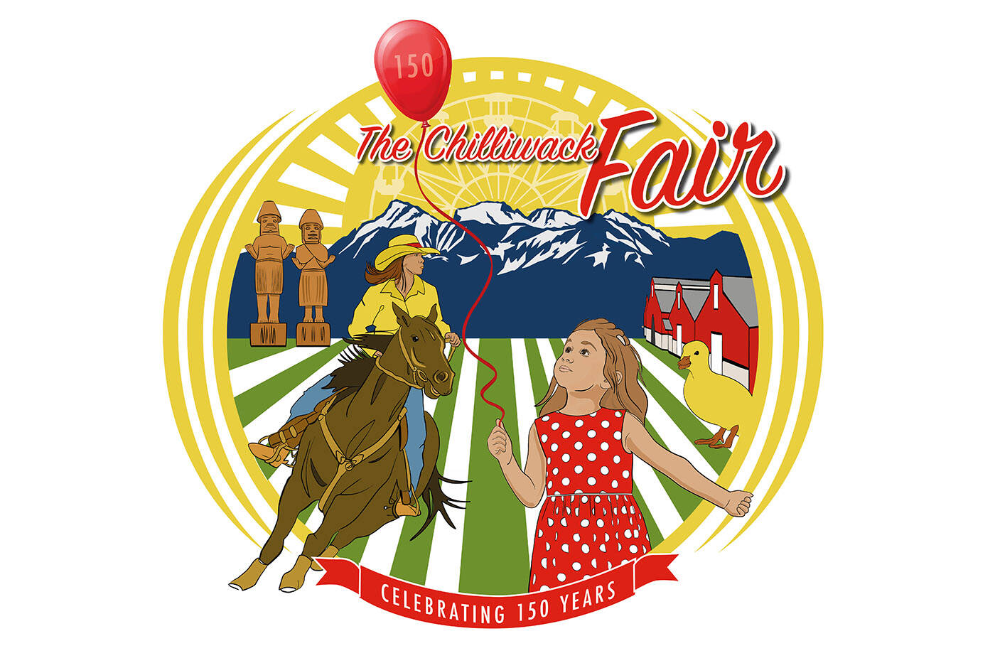 The logo for the 150th annual Chilliwack Fair was designed by local Indigenous artist Bon Graham. (Bon Graham - b.wyse)