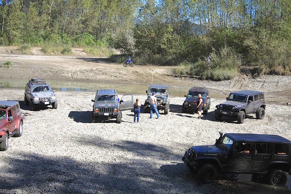 Gill Road bar is popular for recreation of all kinds, including dirt biking and four-wheeling. (Matt Ion photo)