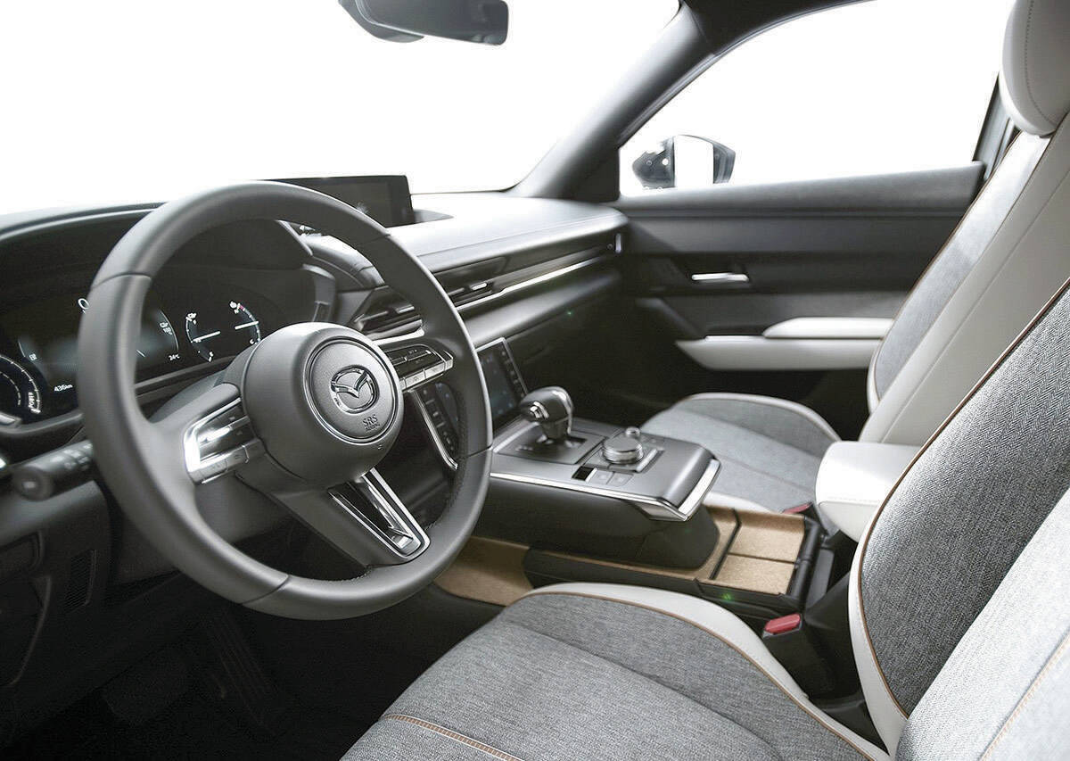 The best part of the MX-30 might just be the interior, which is simple, elegant and fresh. PHOTO: MAZDA