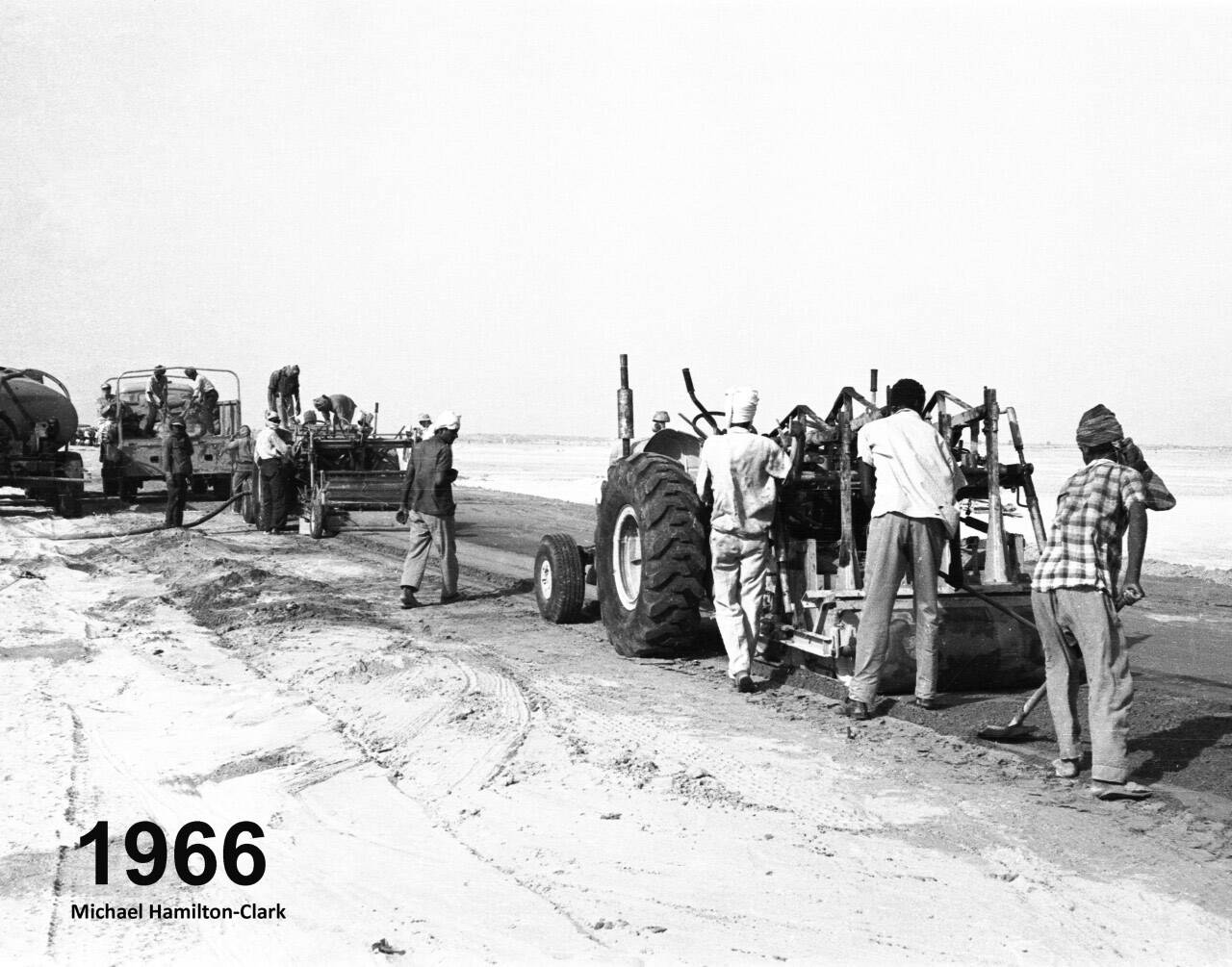 Dubai as seen in 1966. This image is part of photo exhibition From Dunes to Dollars – Dubais Xtraordinary Journey by Chilliwacks Michael Hamilton-Clark and son Steve Hamilton-Clark on display at the Chilliwack Cultural Centre from Sept. 22 to Oct. 29. (Michael Hamilton-Clark)