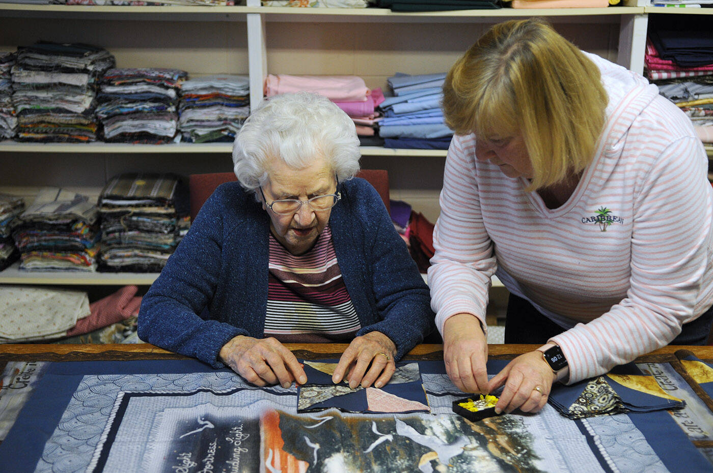 ‘We figure she’s made over 1,000 quilts,’ says friend about 100year