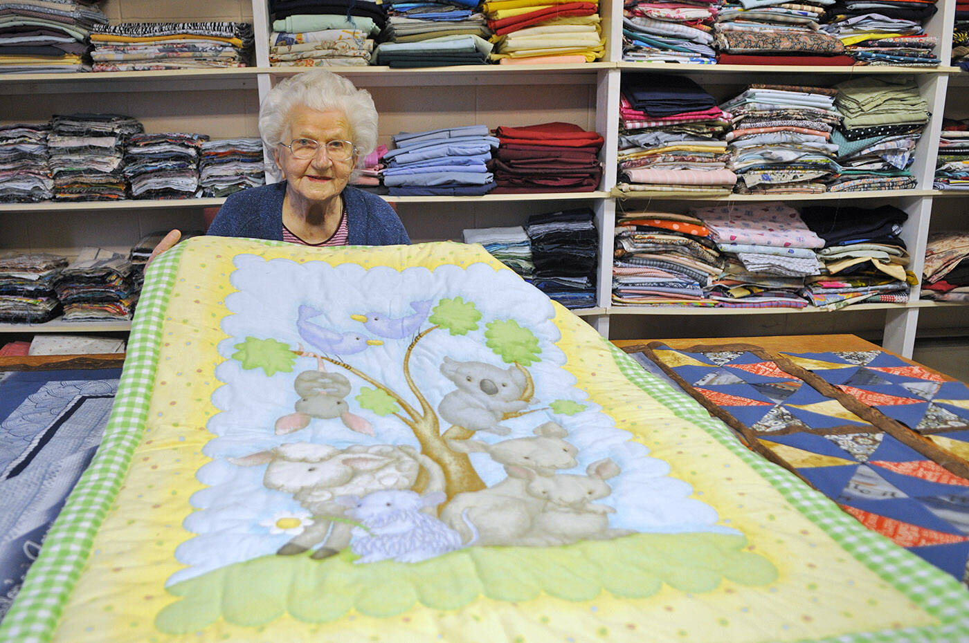 ‘We figure she’s made over 1,000 quilts,’ says friend about 100year