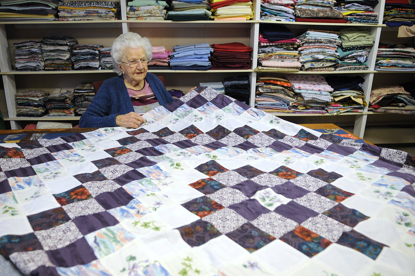 ‘We figure she’s made over 1,000 quilts,’ says friend about 100year