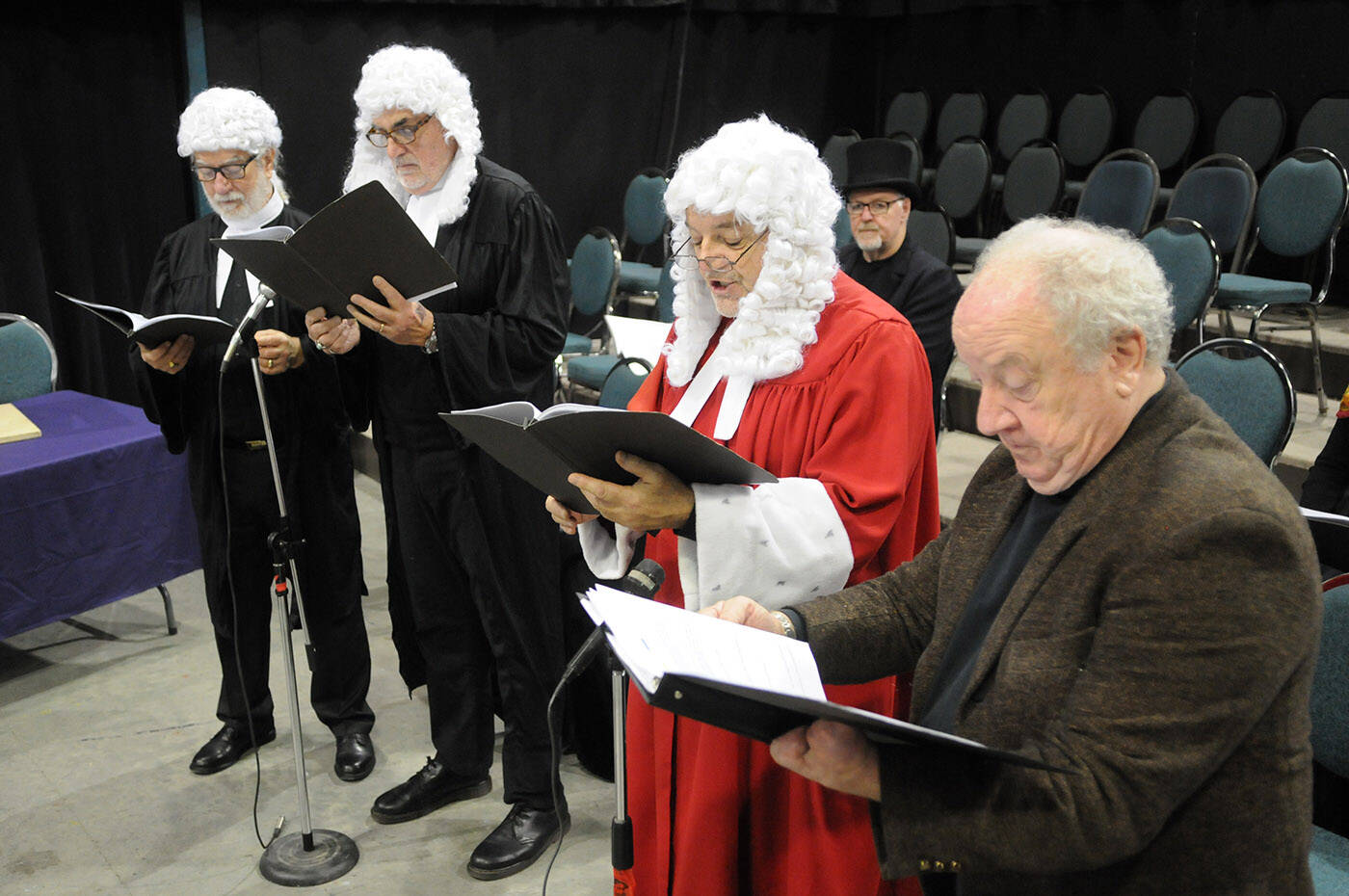 The Chilliwack Players Guild, seen here on Dec. 29, 2022, will be presenting its third radio play, Mystery in Pimlico, on Jan. 14. (Jenna Hauck/ Chilliwack Progress)