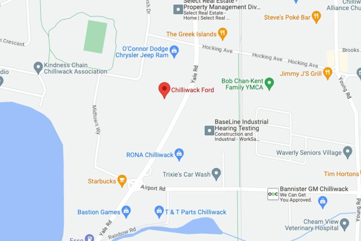 (Location: Chilliwack Ford - Google Maps)