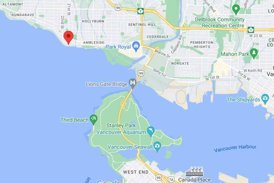Police are investigating a homicide that occurred in West Vancouver in the evening of March 21. (Image courtesy of West Vancouver Police)