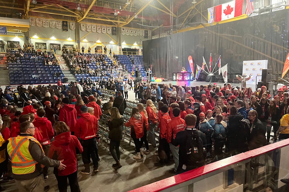 More than 900 athletes are competing in the B.C. Winter Games from Friday, March 24, to Sunday, March 26, 2023. (Brendan Shykora - Morning Star)
