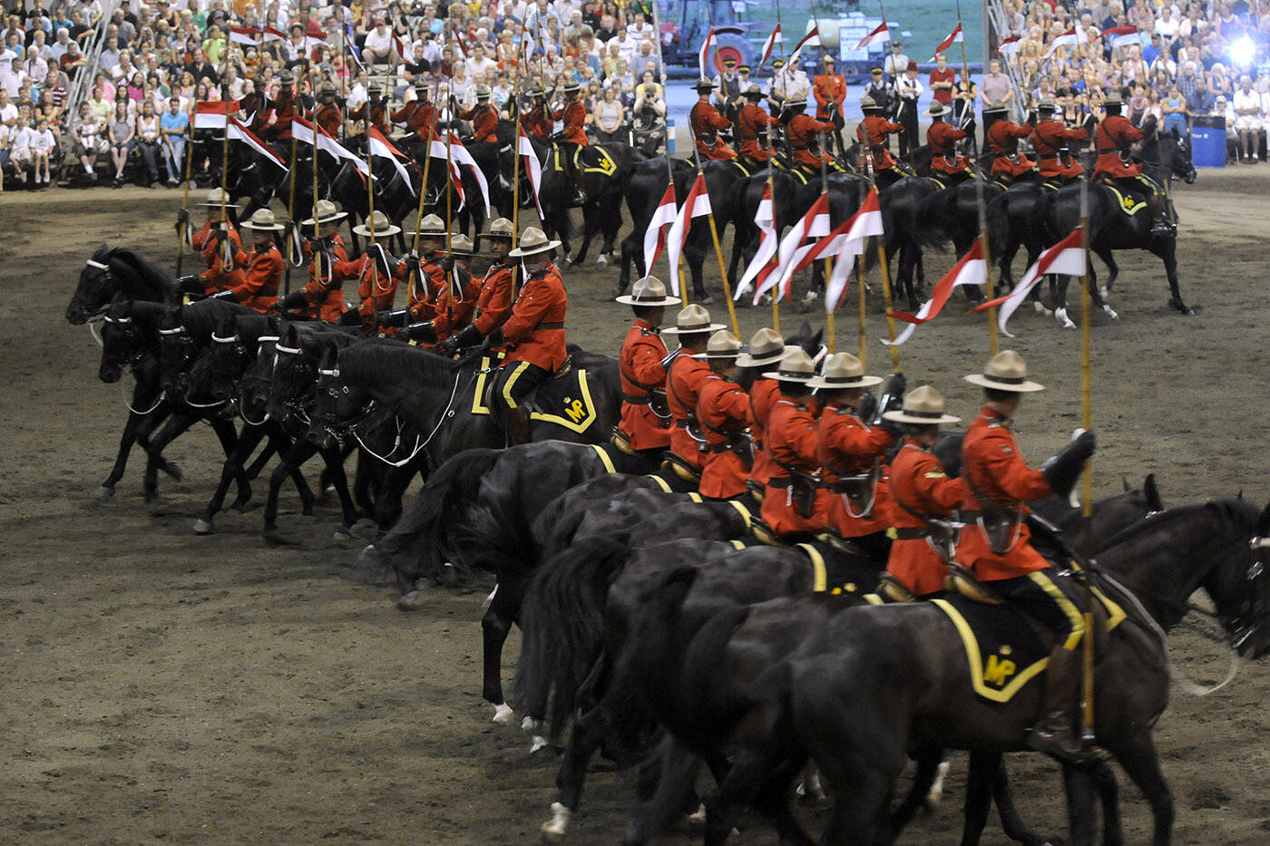 The RCMP Musical Ride is seen on Aug. 20, 2009 at Chilliwack Heritage Park. They will return to Chilliwack on June 29, 2023. (Jenna Hauck/ Chilliwack Progress file)
