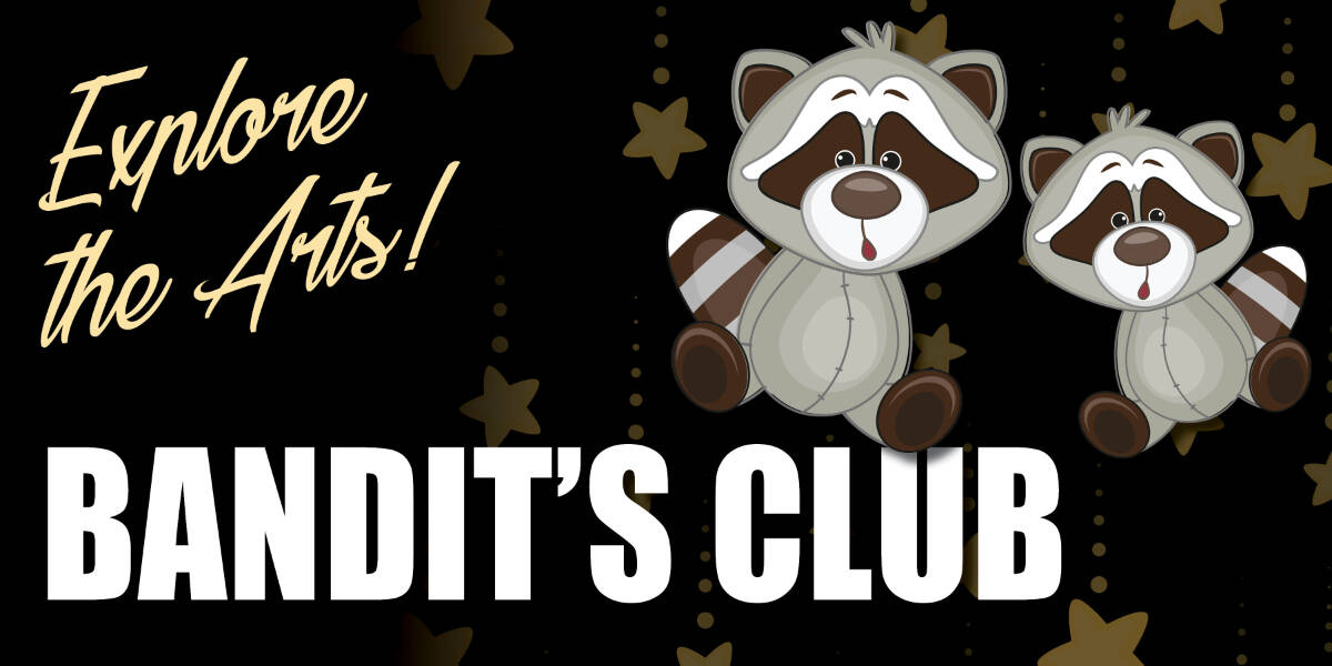 Free for kids ages 15 and under, Bandits Club offers discounts on a variety of Chilliwack Cultural Centre programs and classes children will enjoy.