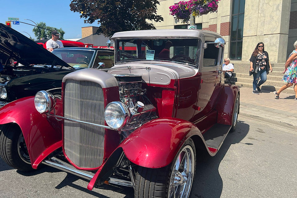 About 20,000 people came out to downtown Chilliwack to look at more than 550 cars on display during the Fortin’s Village Classic Car Show on Sunday, June 25, 2023. (Tara Hiebert/ Chilliwack Progress)