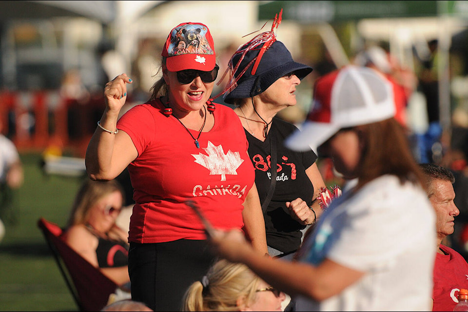 Thousands of people came out to the Canada Day celebrations at Townsend Park in Chilliwack on Saturday, July 1, 2023. (Jenna Hauck/ Chilliwack Progress)