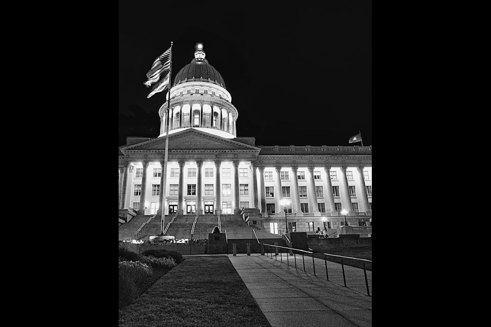 A trip to his childhood home, Salt Lake City, Utah with John Enman. Seen here, the Salt Lake City Capitol building. 
Photo / John Enman 