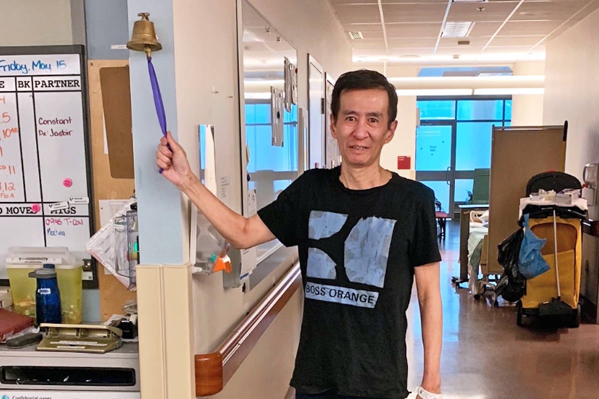 The 57-year-old dentist had to relearn how to walk, talk, and eat after battling the coronavirus after attending a dental conference in early March. (Special to The Maple Ridge News)